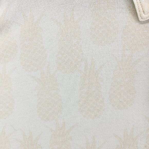 Tommy Bahama Shirt Mens XXL Yellow Pineapples Polo Resortwear Tropical Vacation - Picture 4 of 15